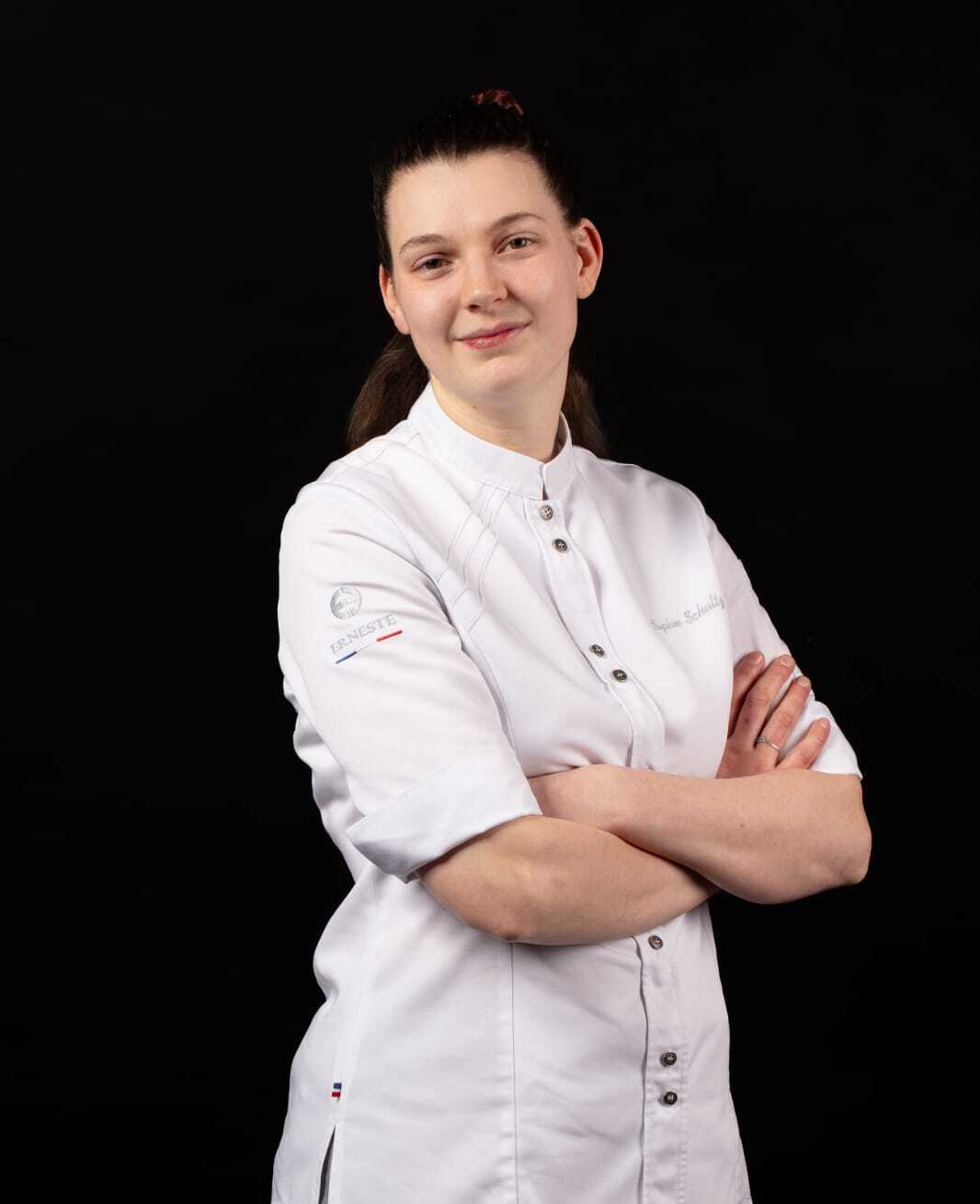 Baker Sophie Schultz posing